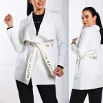 Nazyra Molly kabát arany feliratú övvel