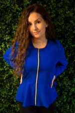 Jozefin cipzáros blézer