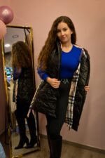 Riana hosszú kapucnis mellény