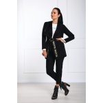 Nazyra Molly kabát arany feliratú övvel