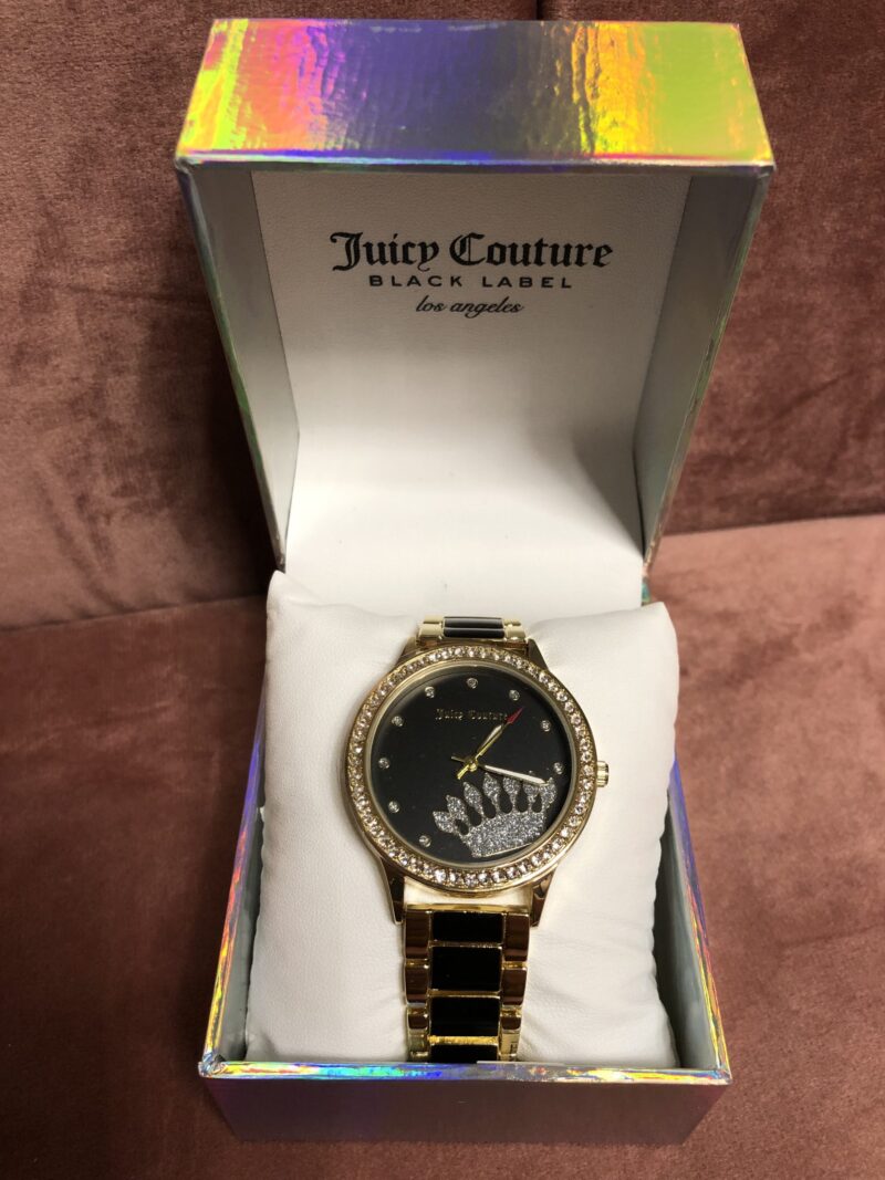 Juicy Couture fekete arany óra