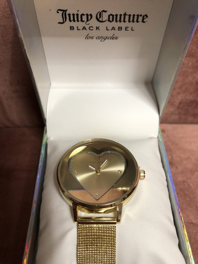 Juicy Couture arany szíves óra