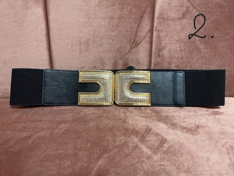 Különleges övek Különleges övek csillogó fekete színű egyedi övek