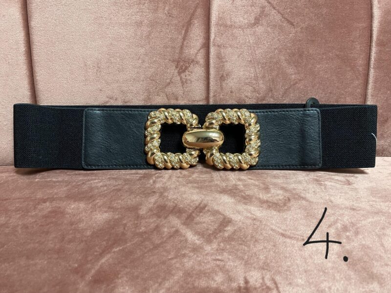 Különleges övek Különleges övek csillogó fekete színű egyedi övek