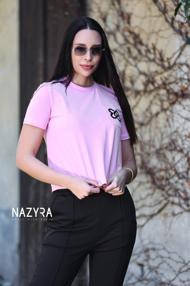 aria nazyra rövid rövidebb bő bővebb póló lenge nyári minimális mintával nazyra minta