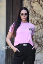 aria nazyra rövid rövidebb bő bővebb póló lenge nyári minimális mintával nazyra minta