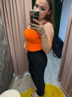 basetop basic top egyszerű top hosszabb kényelmes egyedi spagetti pántos top