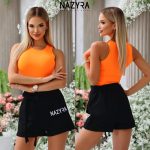 neon nazyra body atléta neon narancs narancssárga patentos body