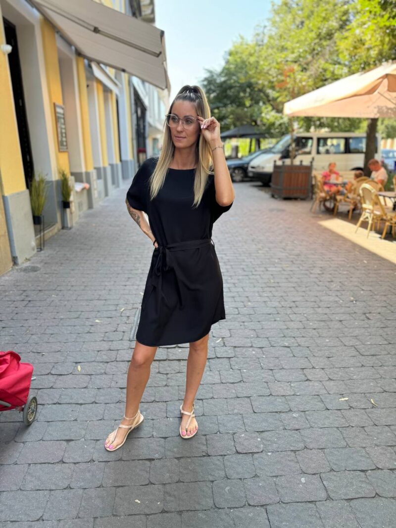 nazyra nyári lenge ruha fekete neon narancs zöld lila szín