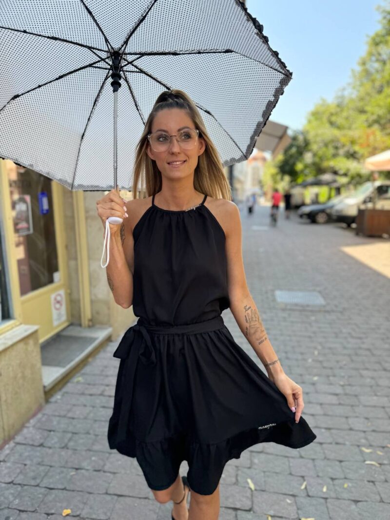 nazyra hanna szett felső top szoknya fekete
