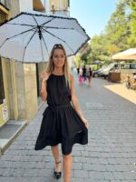 nazyra hanna szett felső top szoknya fekete