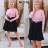 Amenda nazyra ruha barbie style púder fekete s m l xl xxl plus size méretben