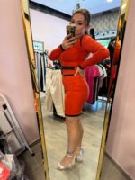 Strip nazyra ruha Méretek: S, M, L, XL Anyag: 80% poliamid 20% elasztán letisztul kényelmes hosszú ujjú