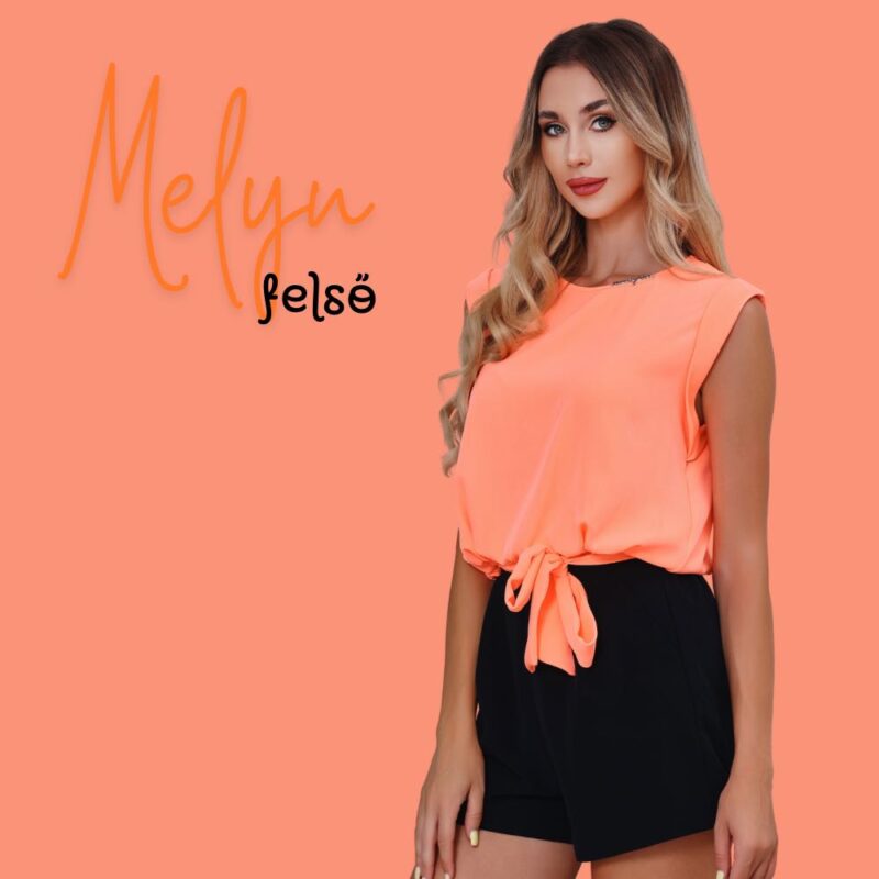 melyn nazyra felső megkötös ujjatlan