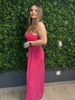 sello fazonu trapez egyenes szaru overal ruha tull spagetti pantos overal ruha elegans sportos