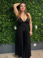 sello fazonu trapez egyenes szaru overal ruha tull spagetti pantos overal ruha elegans sportos