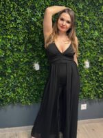 sello fazonu trapez egyenes szaru overal ruha tull spagetti pantos overal ruha elegans sportos
