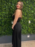 sello fazonu trapez egyenes szaru overal ruha tull spagetti pantos overal ruha elegans sportos