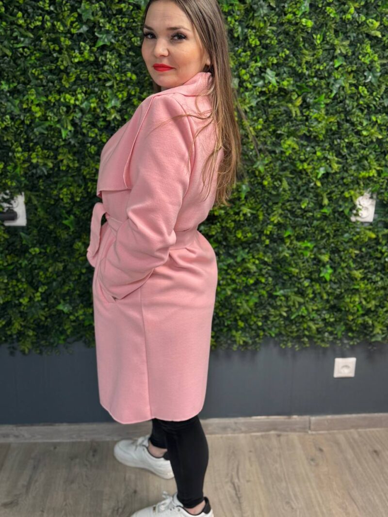 uplander kabat rozsaszin pink puder fekete 1 2 meret gyapju kabatka tavaszi oszi