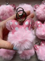 mickey egeres kulcstarto bolyhos puha masnis csillogos