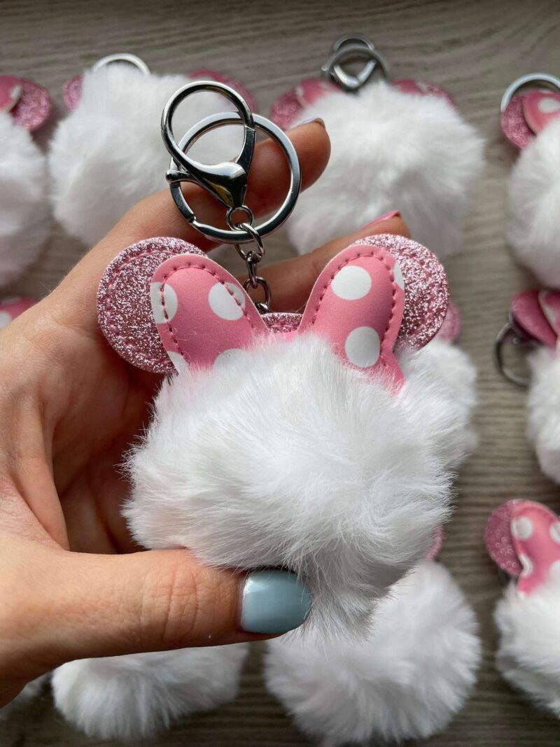 mickey egeres kulcstarto bolyhos puha masnis csillogos