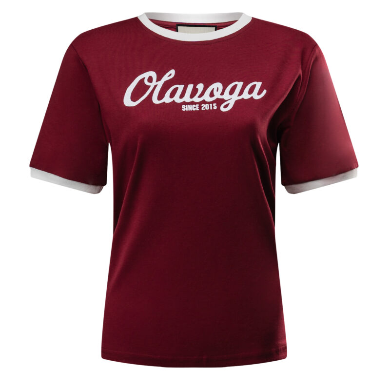 Olavoga Aven rovid ujju polo m bordo