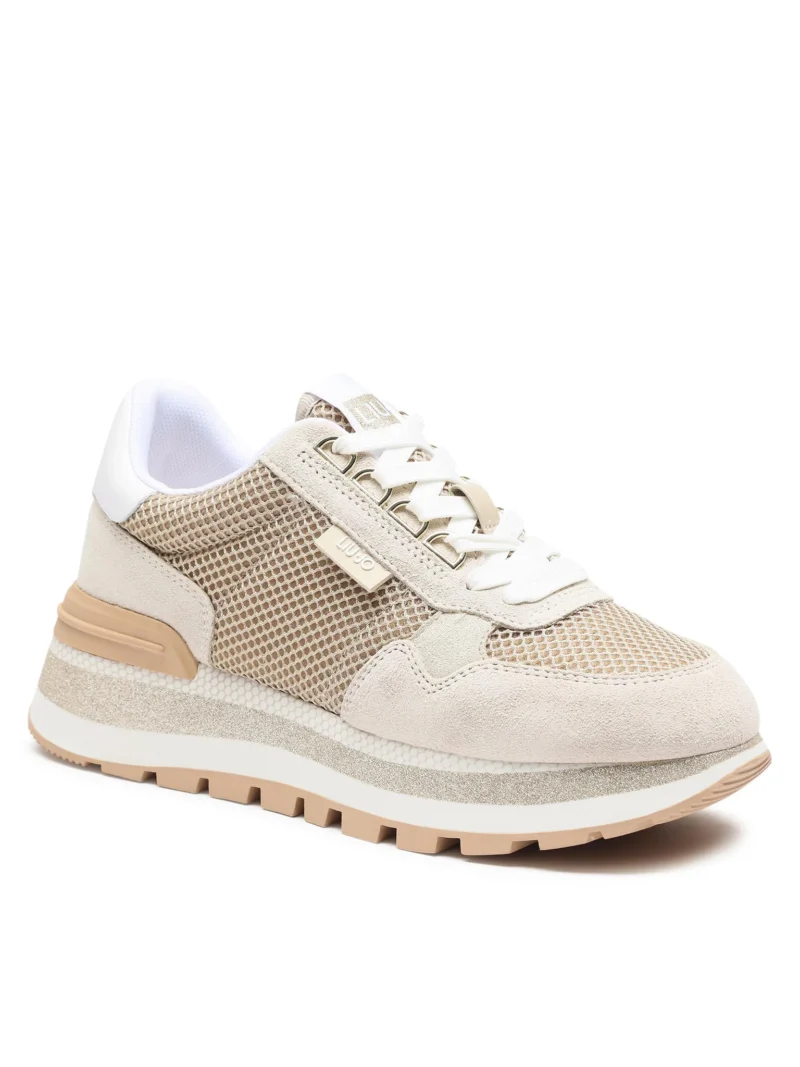 liu jo bezs sportcipo csillogos