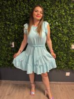 la chere miss extrem fodros krepp ruha pamut anyag lenge nyari