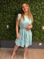 la chere miss extrem fodros krepp ruha pamut anyag lenge nyari