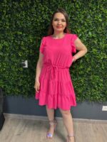 la chere miss extrem fodros krepp ruha pamut anyag lenge nyari